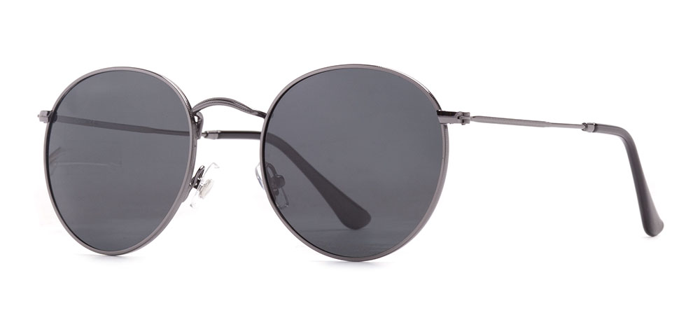 BENX SUNGLASSES Sunglasses Teenage Man,Woman,Unisex Round Full-Rimmed Metal Polarize BXGÜNŞ 8006.52-C.02